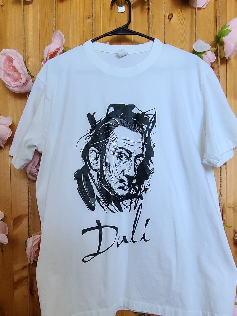 White Dalí Graphic Tee - Men's Casual Shirt